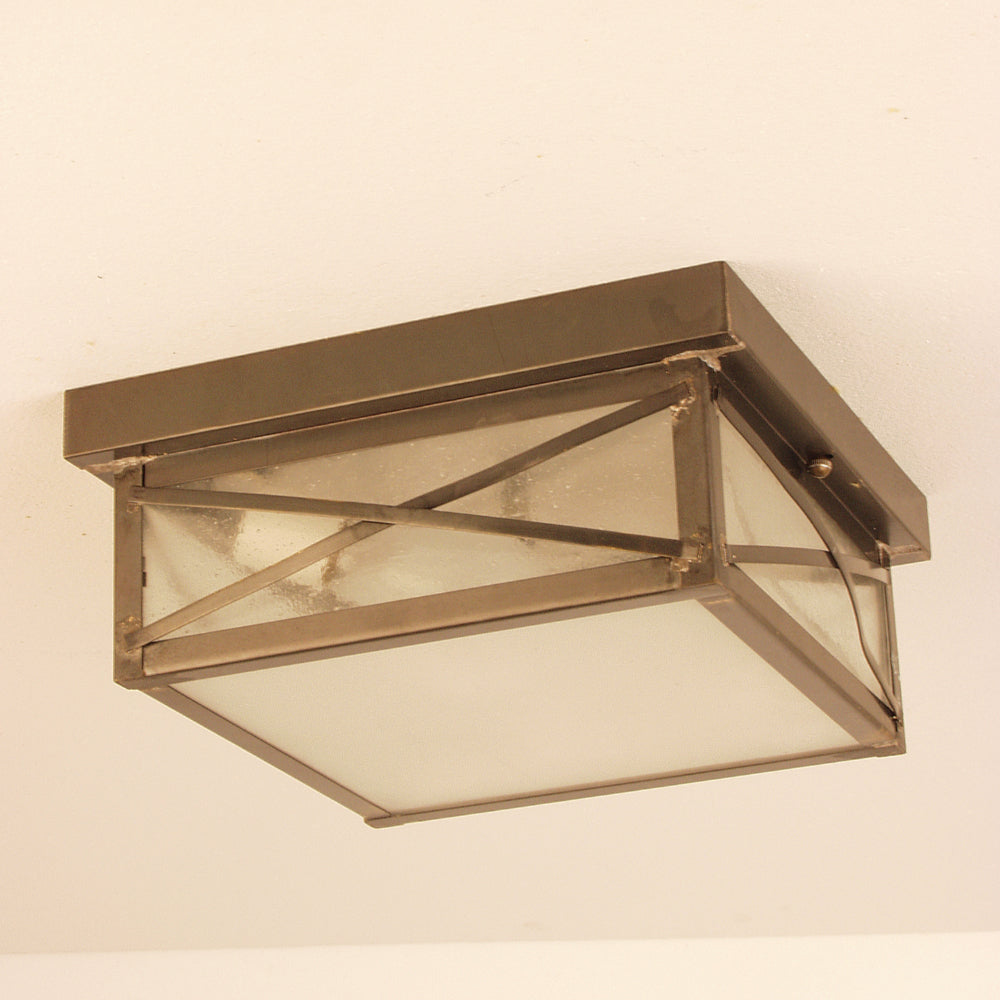 13C Ceiling Flush Box Fixture Series - Ceiling Flush Mount Copper Lantern