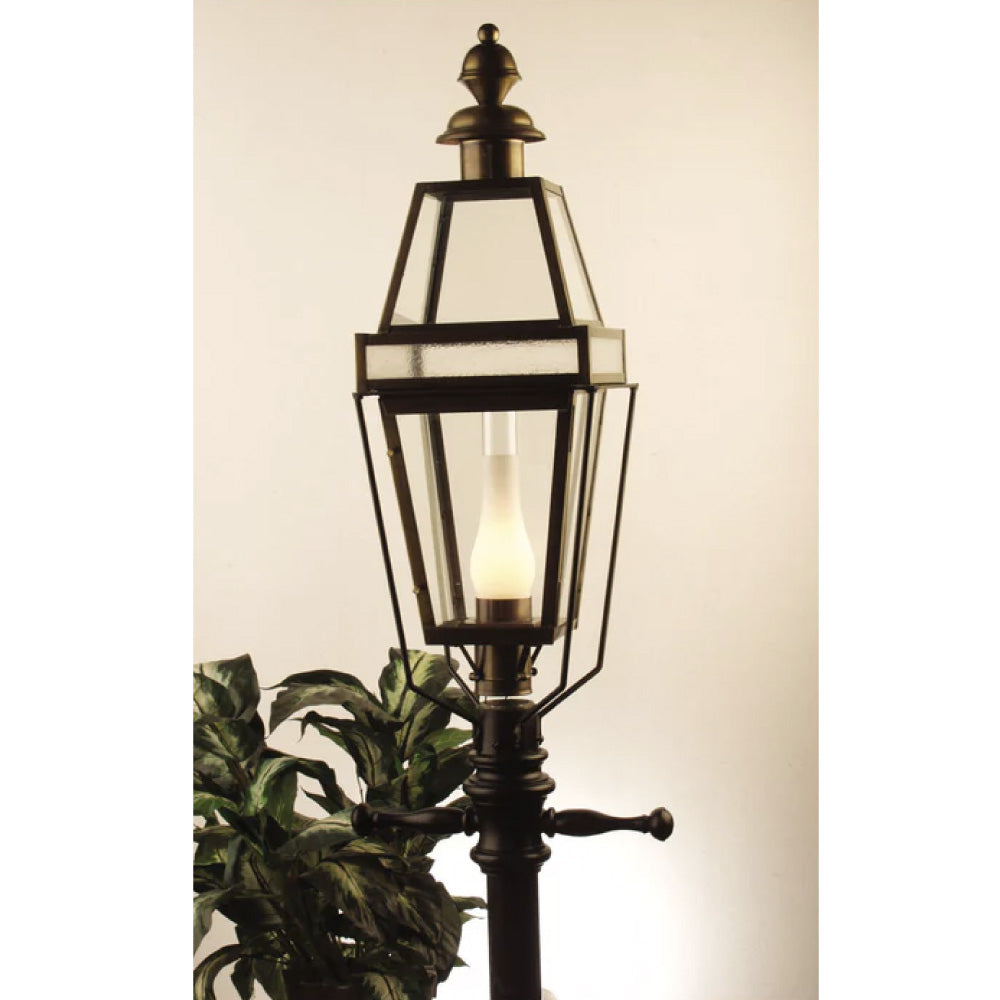 239P Beacon Hill Series - Post Copper Lantern - Lamps of Boston