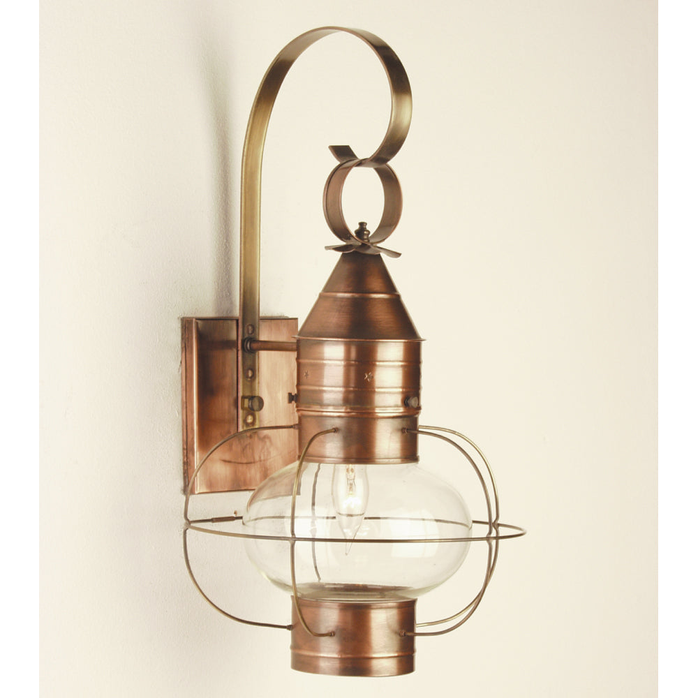 620B New Bedford Onion Series - Bracket Copper Lantern