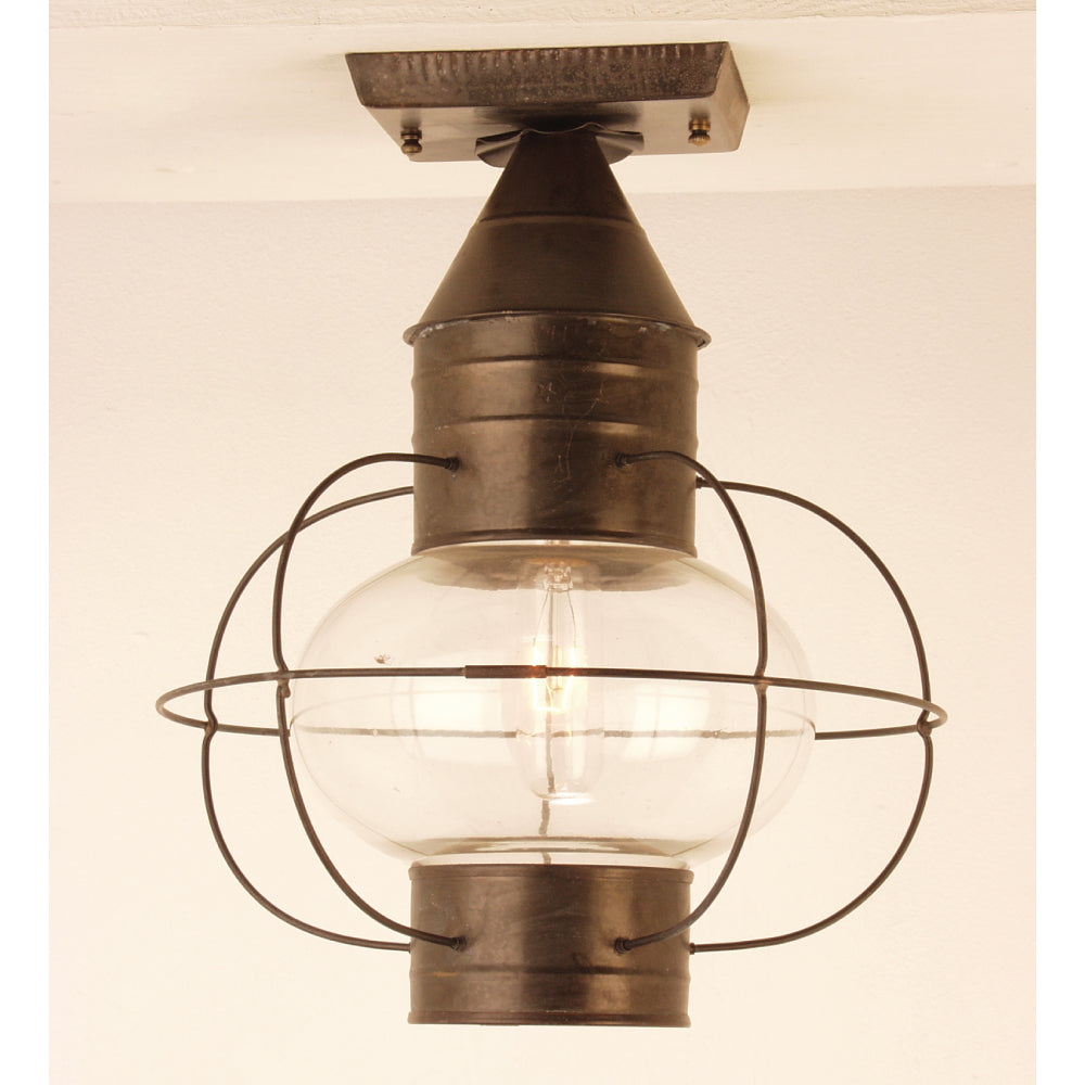 620C New Bedford Onion Series - Ceiling Bracket Mount Copper Lantern