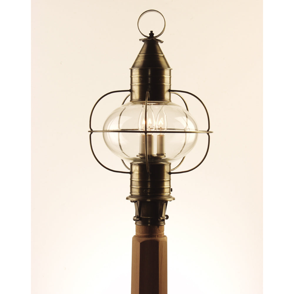 621PC New Bedford Onion Series - Post Copper Lantern