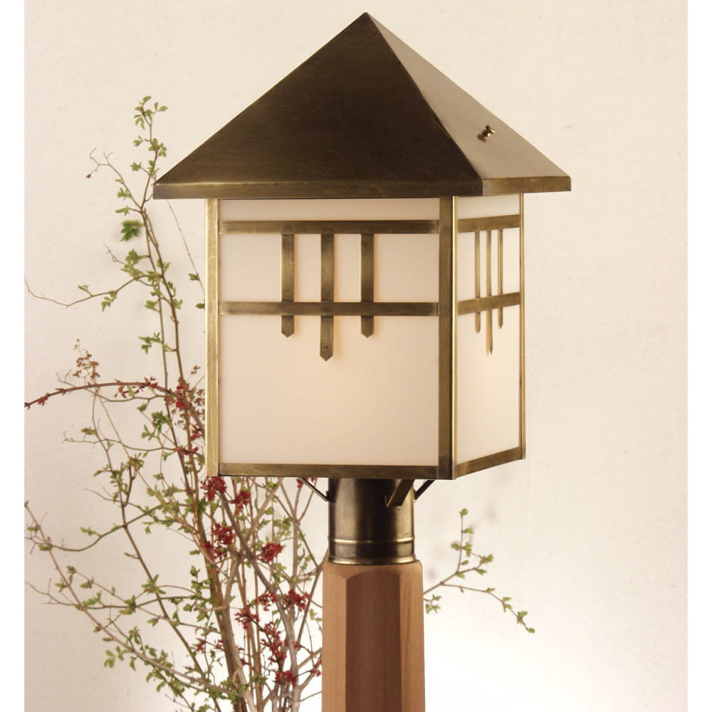 M1-P Mission Arts & Crafts Fixtures Series - Post Copper Lantern