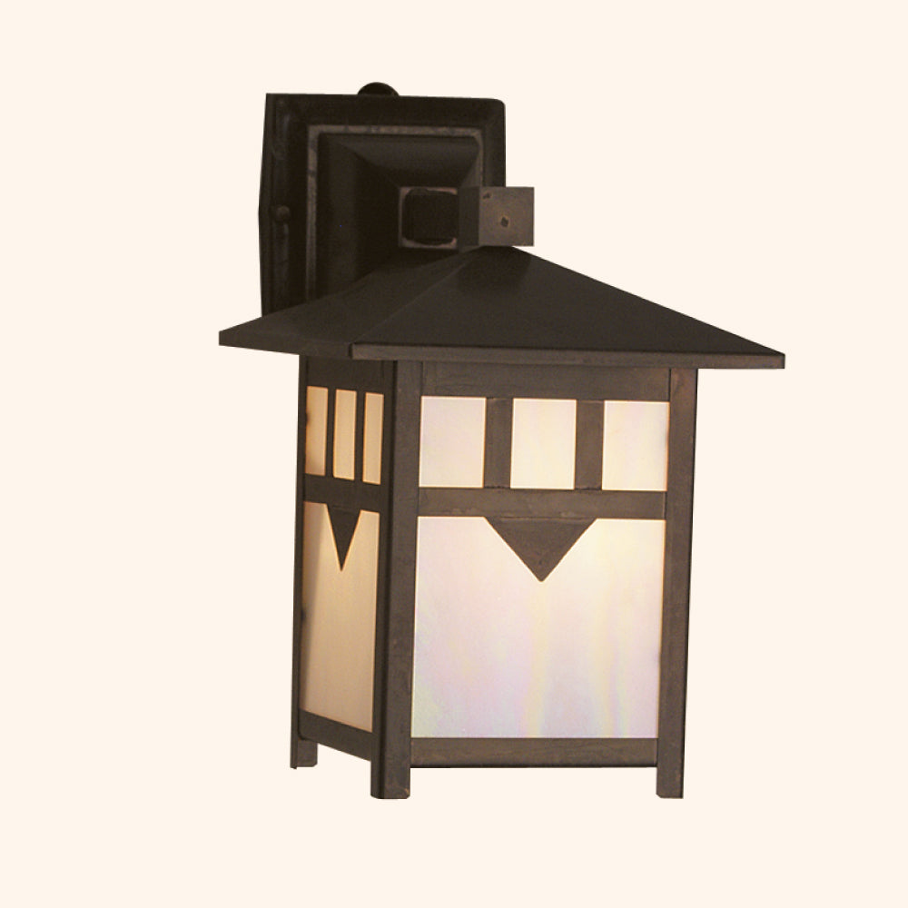 M6-A - Mission Arts & Crafts Fixtures Series - Bracket Copper Lantern