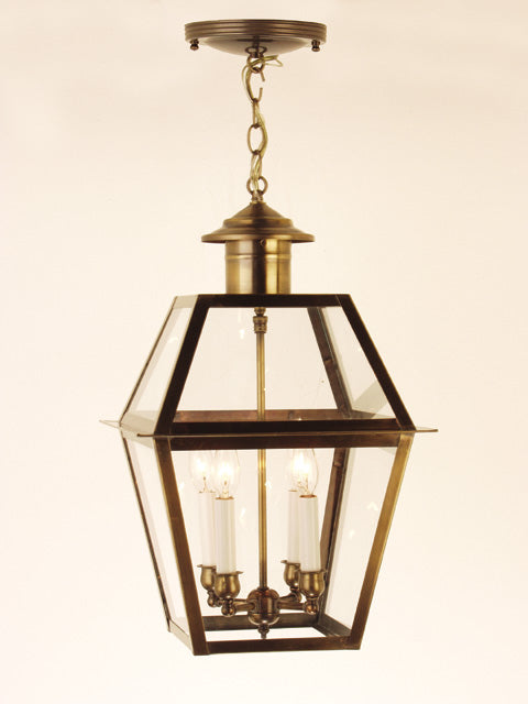 1HC Boston Post Road Series - Hanging Copper Lantern