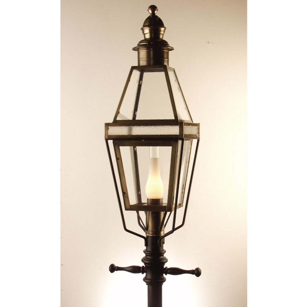 238P Beacon Hill Series - Post Copper Lantern - Lamps of Boston