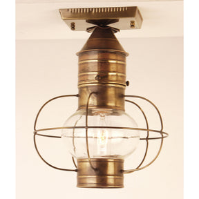 620C New Bedford Onion Series - Ceiling Bracket Mount Copper Lantern