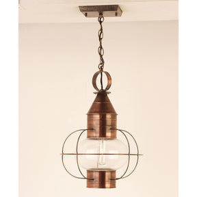 620H New Bedford Onion Series - Hanging Copper Lantern