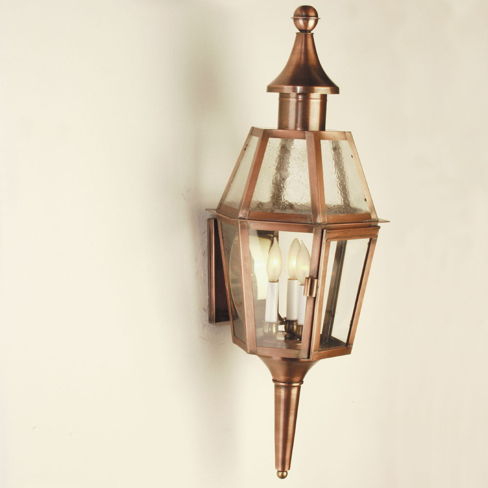 825B Charleston Series - Bracket Copper Lantern